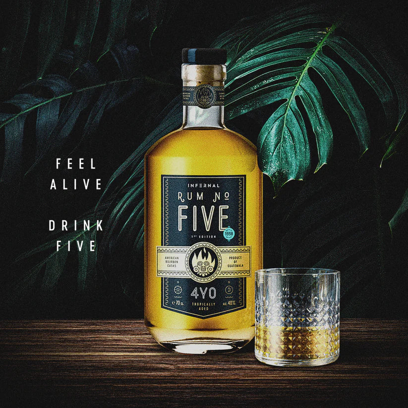 Ginfernal + Club Sunrise + Rum no. five