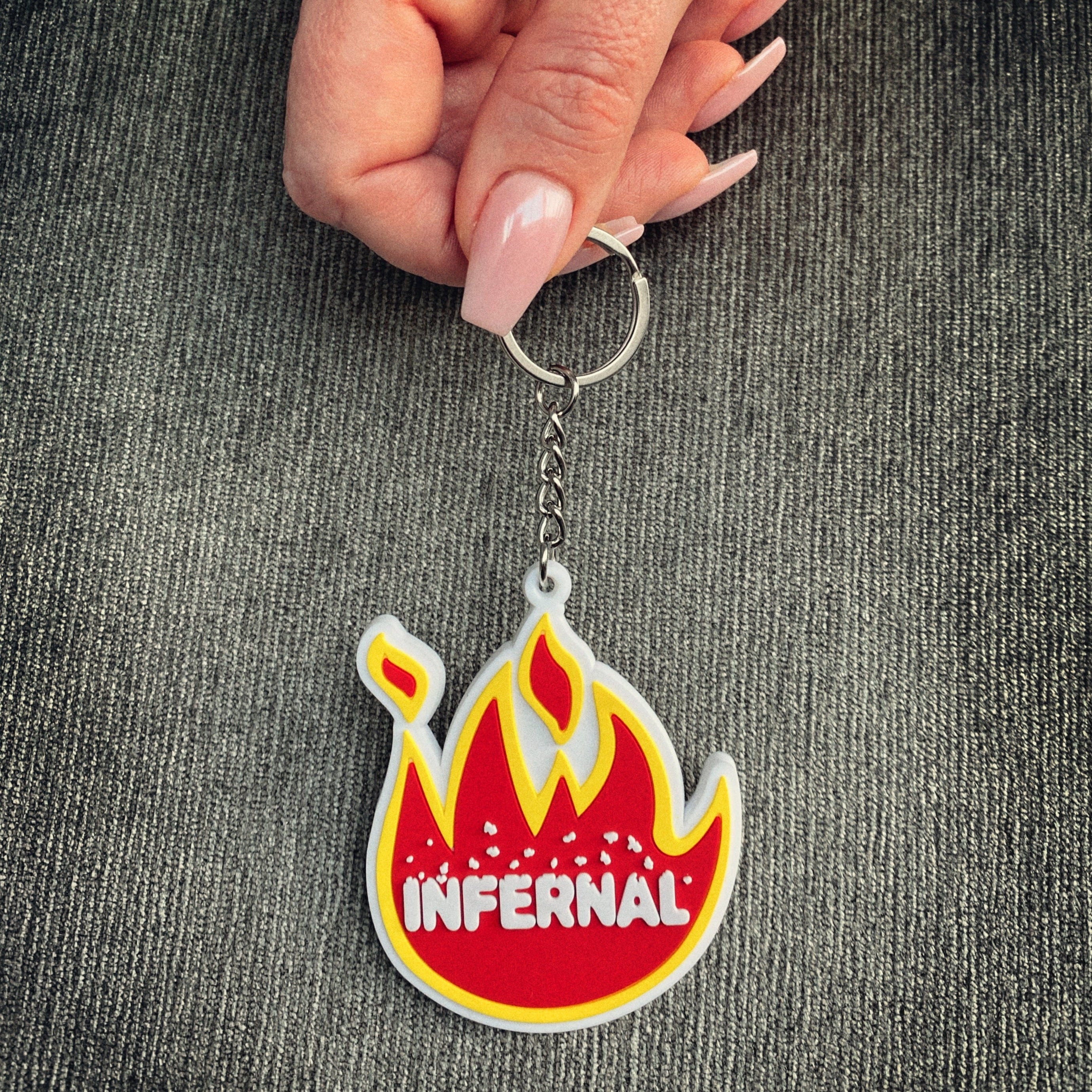3D Rubber Keychain